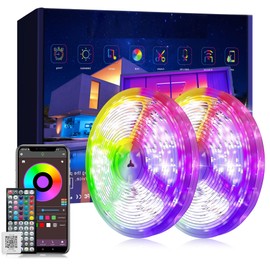 Ledagic Led Lights for Bedroom 200 ft (2 Rolls of 100 ft), Ultra Long Smart Led Strip Lights with App Remote Control, RGB Music Sync Color Changing Lights for Bedroom, Kitchen, Party, Home Decoration
