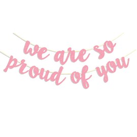 Black We are So Proud of You Banner for 2022 Graduation Party Decorations,Class of 2022 Graduation Decor High School Graduation College Grad Party Decorations Supplies