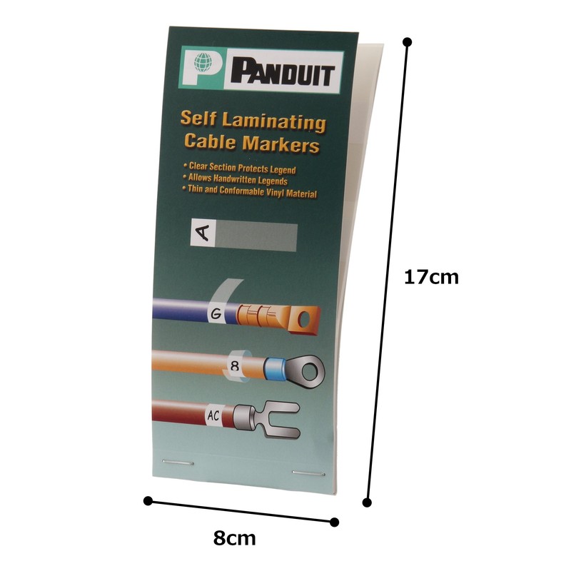 パンドウイット 書き込み用セルフラミネートタイプマーカーブック PSCB-3Y