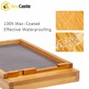 BeeCastle Beehive Screened Bottom Board Dipped in 100% Beeswax,Screened Bottom