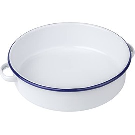 Falcon 809 20cm Enamel Serving Dish Servingdish, Steel, 1400 milliliters