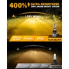 Auxbeam 9006 Fog Lights, 10000LM 400% Brighter 9006 Fog Light,