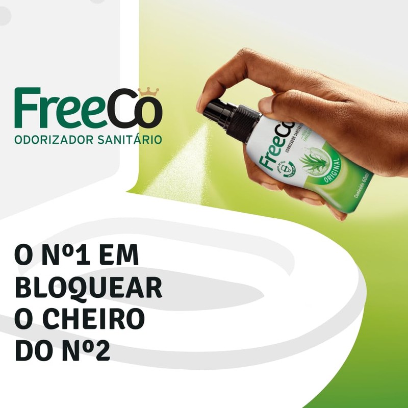Freeco Before-you-go Toilet Spray | Stops odour Before it Begins