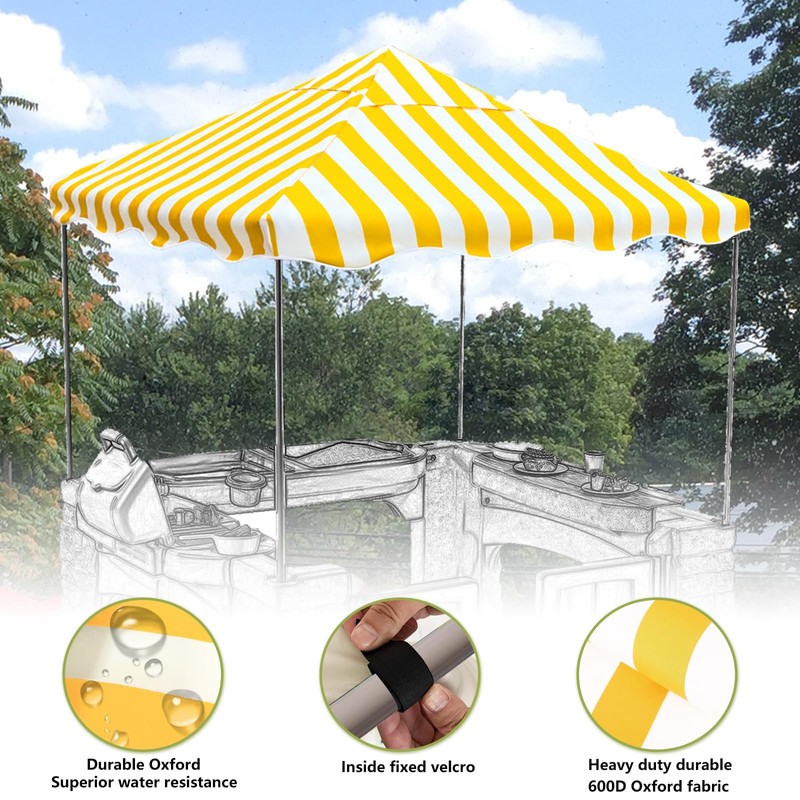 Outdoor Kids Playhouse Replacement Canopy,Replacement Top Cover Suitable for Multiple
