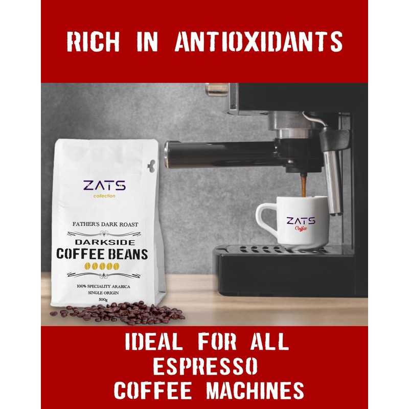 ZATS Coffee Beans Father's Dark Roast 500g, Intensity 5/5 -