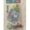 EK Success Jolee's Boutique 3D STICKERS BOTTLE BABY BOTTLE BIB