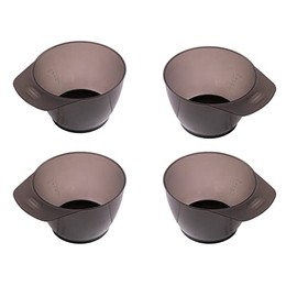 GSHLLO 4 PCS Plastic Hair Color Mixing Tint Bowls - Hair Dye Tinting Tools for Salon Hairdressing