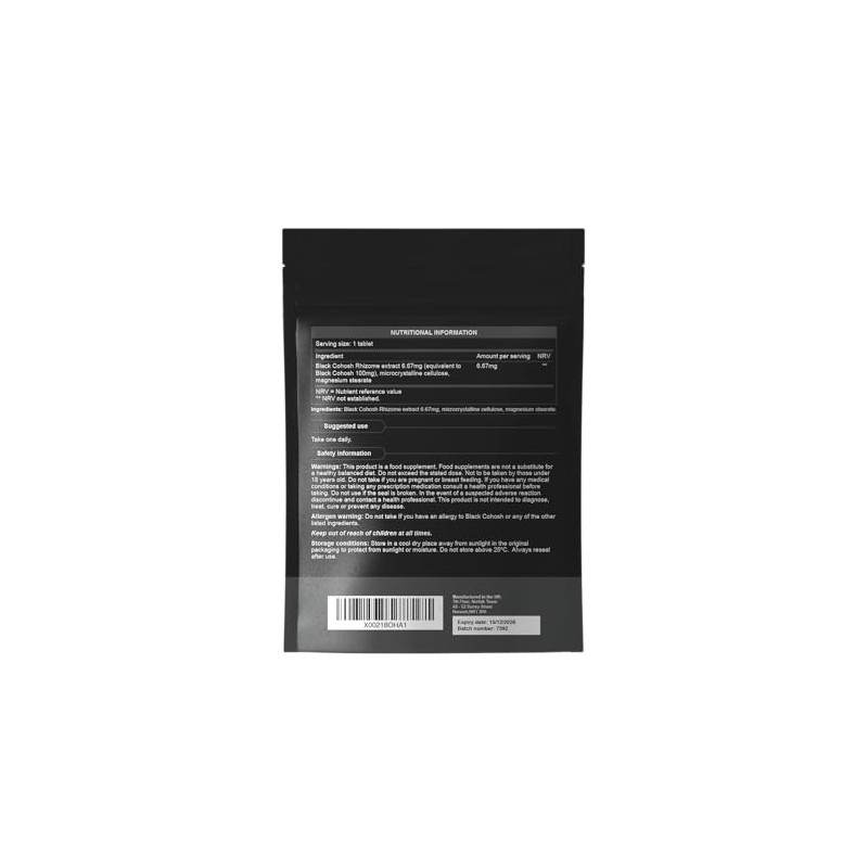 Black Cohosh 100mg Tablets | 90 Tablets - One A