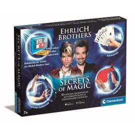 Clementoni Ehrlich Brothers Secrets of Magic - Magic Box for Children from 7 Years - Magic Equipment for 30 Amazing Magic Tricks Including 3D Explanatory Videos - Ideal as a Gift 59312