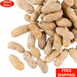 Hampton Farms Bulk Supply 25 lb. Gluten Free Roasted Salted In-Shell Peanuts