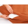 PINOLINO Muslin Bedding for Cot Beds, Red, 2-Piece, 630001-51, One