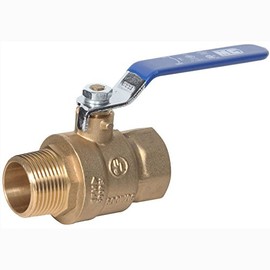 Midwest Control MBB-75 600 PSI CWP 3/4" NPT MxF Brass Ball Valve
