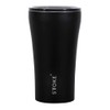 Sttoke Reusbale Coffee Cup, 12 oz Capacity, Black