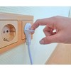 Kopp 143502087 Extension with Schuko Plug, white, 143502087