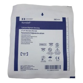 Kendall Apósito Alginato De Calcio 10x10cm 5 Piezas Ref 9233