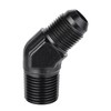 EVIL ENERGY 8AN Male Flare to 1/2" NPT Pipe 45