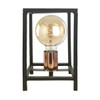 ONLI Urban Floki Style Metal Table Lamp Black and Copper
