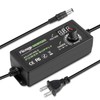 Facmogu 3V-12V 5A 60W Adjustable Power Supply with LED Display,