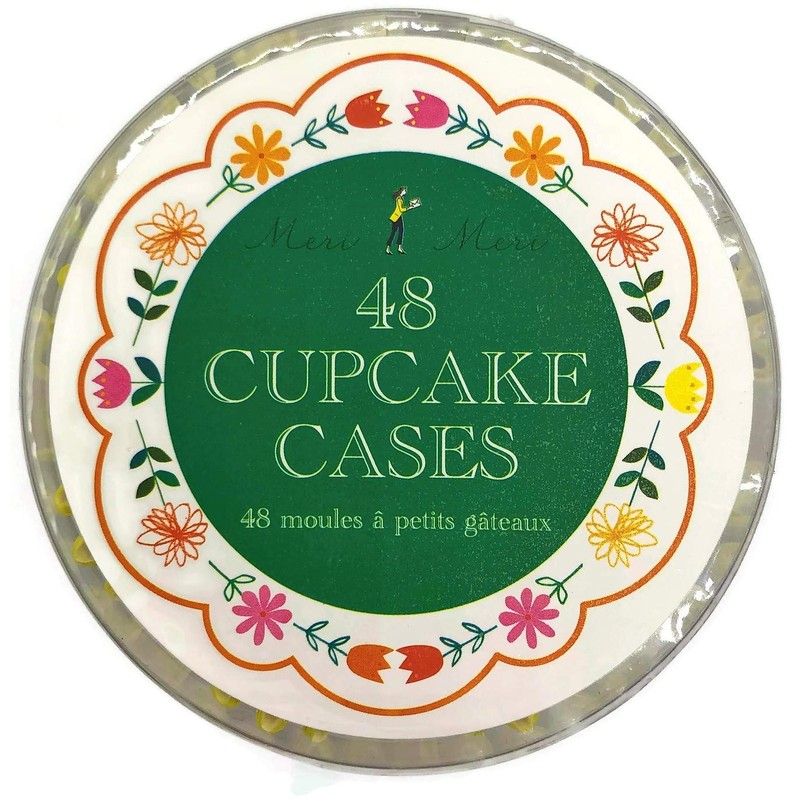 Meri Meri Spring and Easter Floral Scalloped Cupcake Liner Cases,