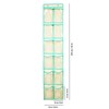ANIZER Over The Door Shoe Organizer Hanging Narrow Closet Door