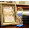 Graces Dawn Transparent Glass Hourglass Sand Timer 60 Minutes with