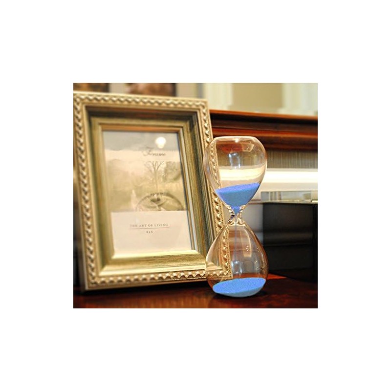 Graces Dawn Transparent Glass Hourglass Sand Timer 60 Minutes with