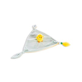 NICI Baby Piu Piu Comforter 26 x 28 cm - Fluffy Cuddle Blanket for Girls and Boys, Ideal Baby Gift for Birth - 49474, Yellow