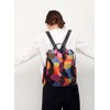 shepretty Women's Anti-Theft Backpack Shoulder Bag School Bag, 4 colourful,