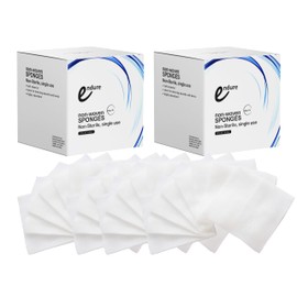 200 Pcs - 4" x 4" Non-Woven Sponge Non-Sterile Standard, Folded Edge (2)