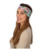 Brand elia Elastic Hair Band/Headband with Flower Pattern. Lady Sport