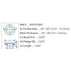 Vital All-Terrain (10 Pack 9/16" Inch Black Plastic Flush Mount