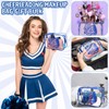 Kacctyen 12 Pcs Cheer Makeup Bag Cheer Gifts Bulk for