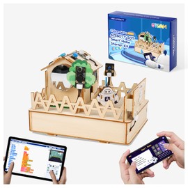 STEM Kits for Kids Age 12+, ACEBOTT IoT Smart Home Kit for Teens, STEM Toys Compatible with Arduino & Scratch, Coding Set with House Building, Sensors & App Control, Gift for Teens & Adults