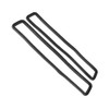 2pcs Car Defender Bulkhead Vent Seal Rubber Decoration Accessory Fit