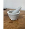 AIRAM HOME Mortero y Mano de Mármol Natural, 10cm de