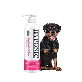 HYPONIC Hypoallergenic Premium Dog Shampoo - Deodorizing, Dog Grooming Shampoo for Sensitive & Itch Skin (All Breeds 10.1 oz)