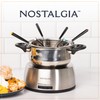 Nostalgia 6-Cup Electric Fondue Pot Set for Cheese & Chocolate