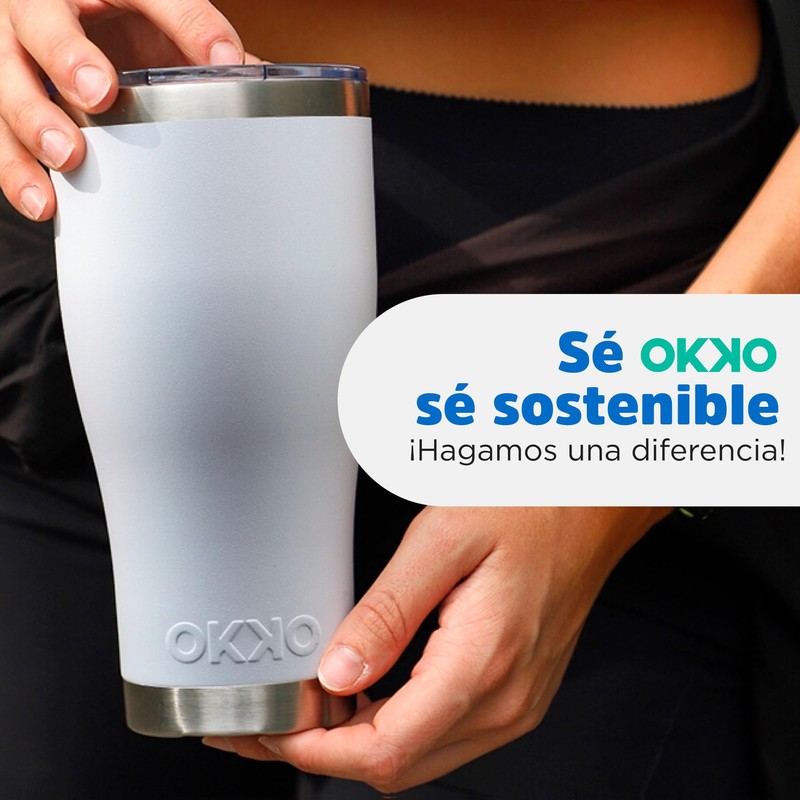 OKKO Termo Gorila Blanco, 900 ml, 30 oz