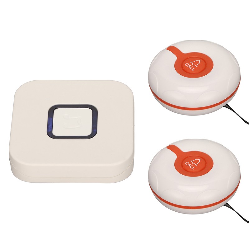 Elderly Monitoring Call Button 4 Gear Volume Adjustment Wireless ABS