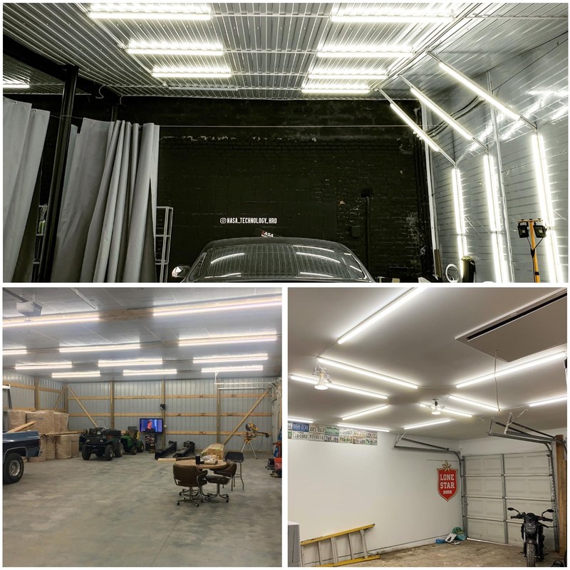SHOPLED LED Shop Light 8FT, 100W 5000K Daylight White, 15000LM
