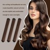 Zhangjunfle Overnight Blowout Headband Rods, 3Pcs Overnight Heatless Curls Blowout