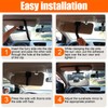 ZIMISI Sun Visor Extender for Cars, 180° Adjustable Anti-Glare Polarized