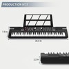 61 keys keyboard piano, Electronic Digital Piano with Built-In Speaker