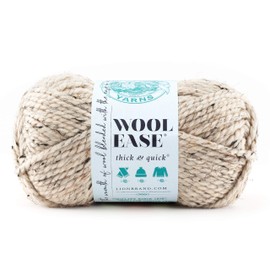 Lion Brand Yarn Company 1-Piece Wool-Ease Thick and Quick, Oatmeal