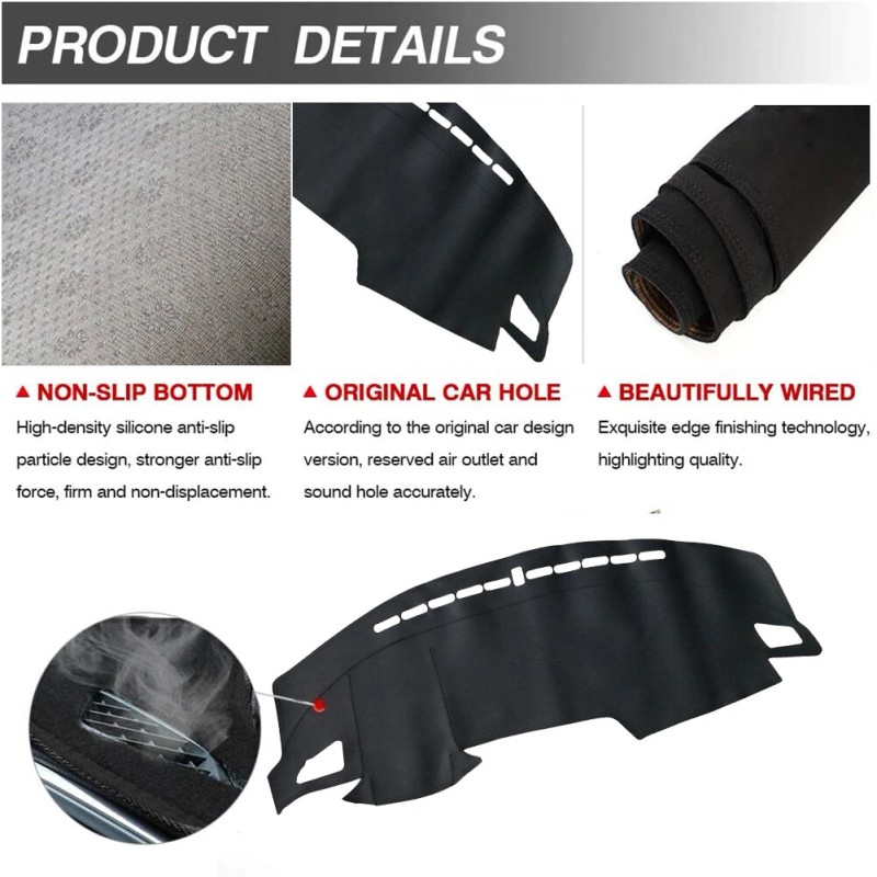 Unbranded Dashboard Cover Dashmat Dash Mat Pad For Honda Civic