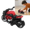 Alloy Motorcycle Model High Simulation Cool Sound Light Pull Back