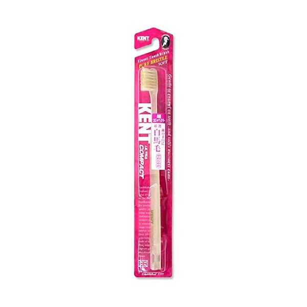 Kent Hakuba hair toothbrush [or Soft, Chew, Ultra Compact Head ]◆ Set of 6 ◆ KNT – 0132 