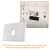 Thermostats Wall Plate Cover T119 for PRO1 IAQ Thermostats, 6.75