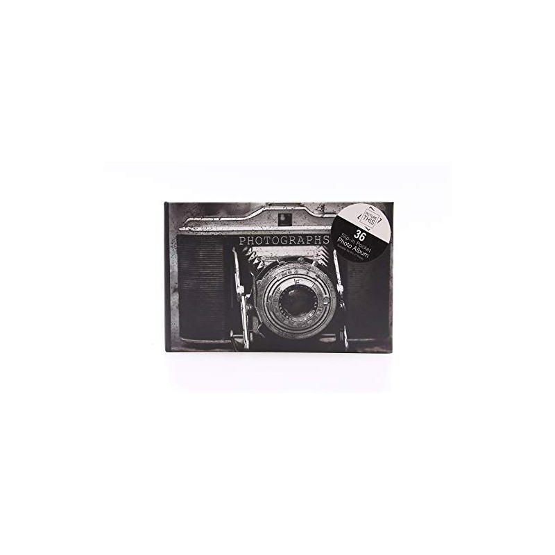 Tallon Vintage Camera Mini Photo Album Memo Slip In Pocket