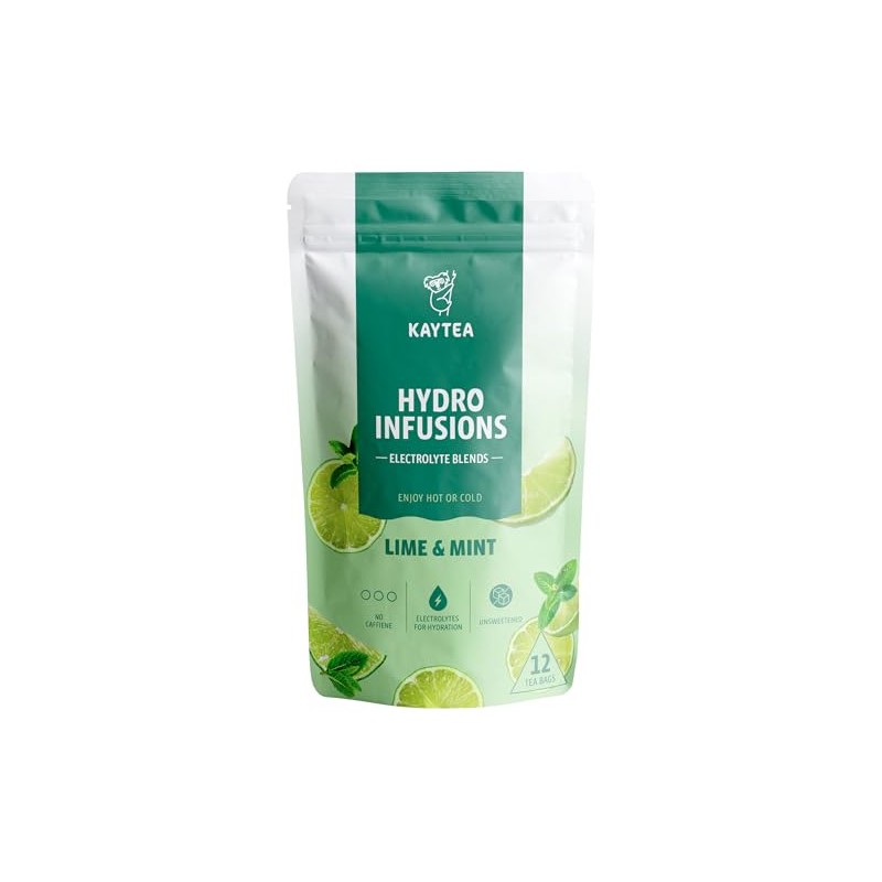 KAYTEA Lime & Mint Hydro Infusion - No Caffeine, Zero